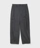 WMC Deep Pleated Chino Pants_Charcoal Grey