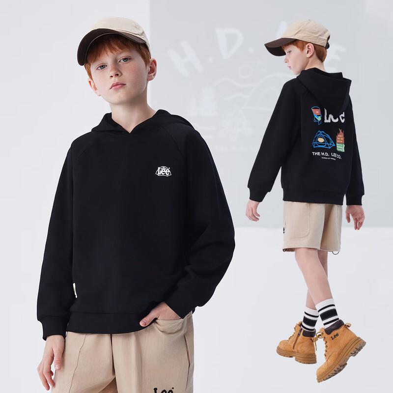 Lee Kids Kids' Casual Dropped Shoulder Hooded Sweatshirt
