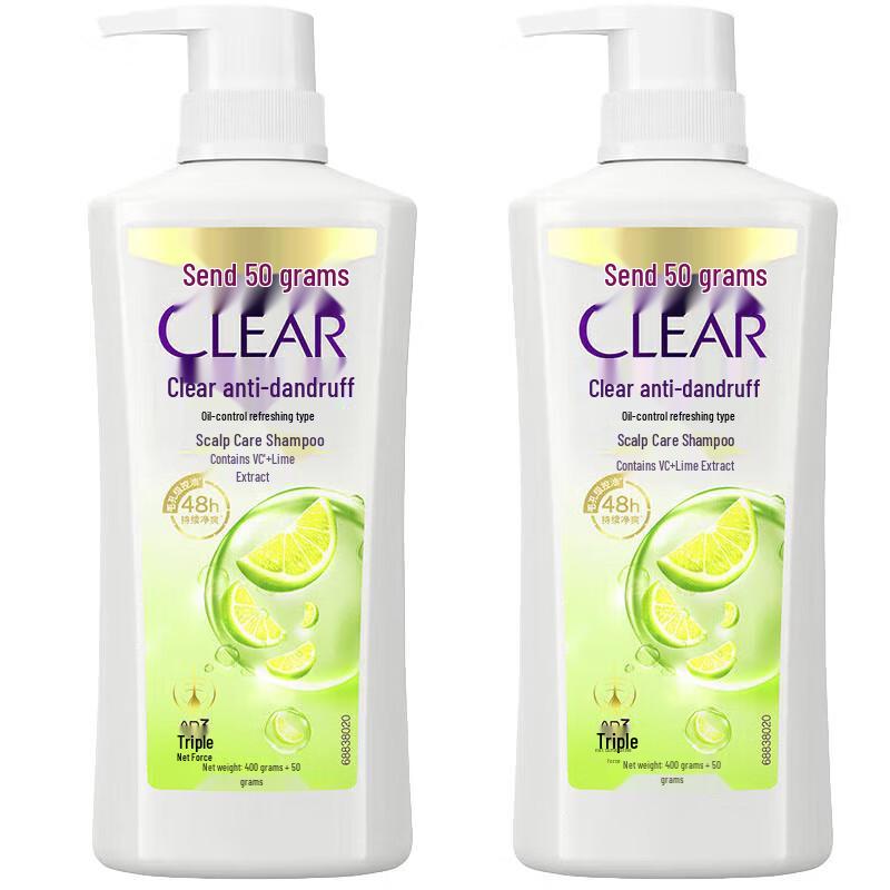 

Clear Anti-Dandruff Oil Control Refreshing Scalp Care Shampoo