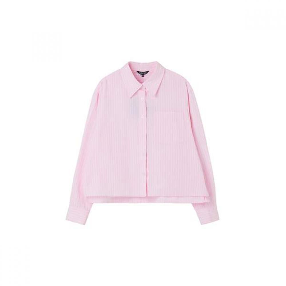 

Lap Basic Crop Split Shirt As1wb261 PI (pink)/FF