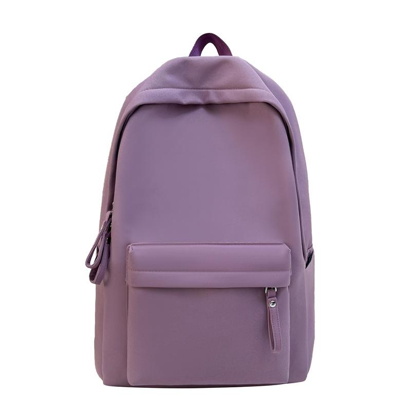 New Simple Ultra-Light Women'S Large-Capacity Backpack For Primary And Middle School Students