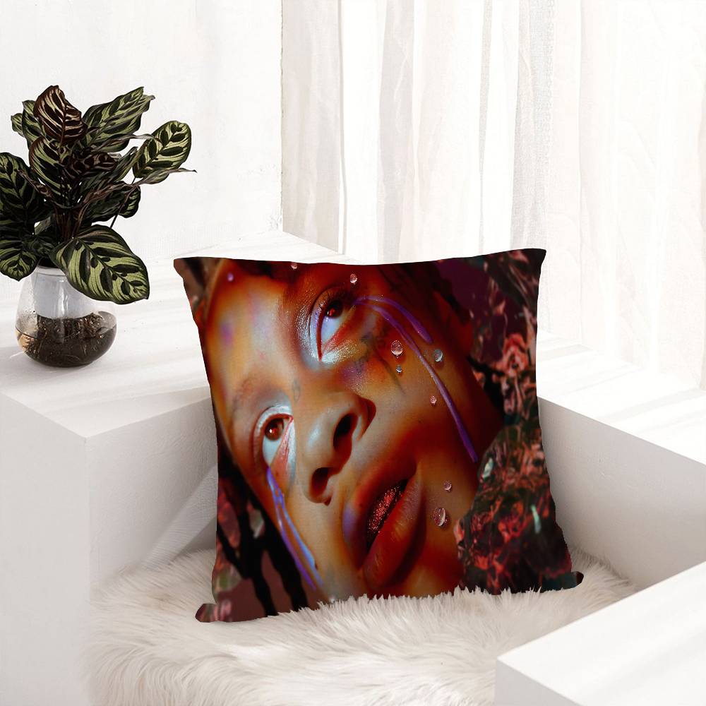 Rapper T-Trippie Funny R-Redd Pillow Cover Sofa Cushion Cover Home Room Decoration Children Gift