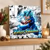 Gogeta Custom Name Diamond Painting Personalized 5D Full Drill DIY Diamond Art Home Decor