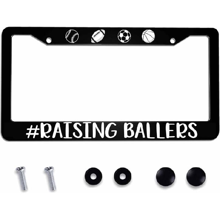 License Plate Frame Registered Nurse Stainless Steel License Plate Frame With 2 Holes & Free Screws 12.2 X 6.3 Inches