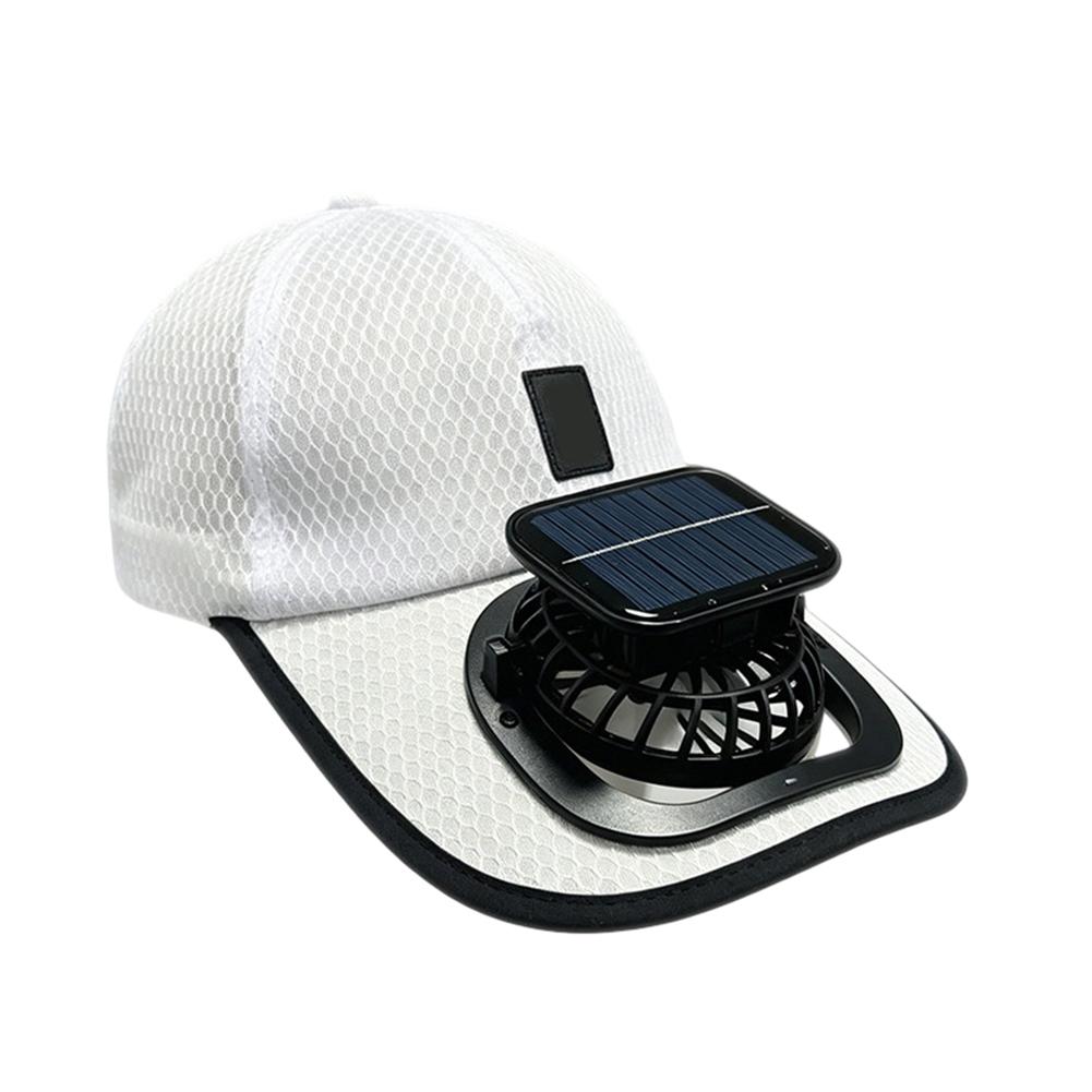 For Outdoor Sports Uv Protection Cap Solar Fan Hat For Sunny Days Comfortable Sun Protection Hat Adjustable Sunhat