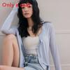 Solid Color Knit Sweater For Women With Button Closure For Spring Casual Wear