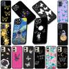 Soft Cover for Xiaomi Redmi Note 12 11 10 Pro 10A 10C 12C 14C A4 Note12 5G Coque Phone Case Moon Stars Butterfly Sky Astronaut