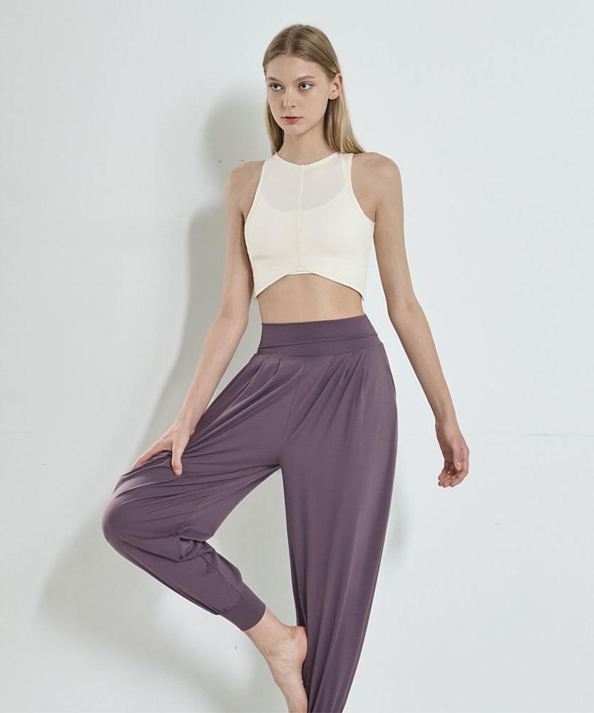 Debiweeo Valère Harem Pants Devi-B0041-Ash Purple
