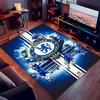 1pc Chelsea FC logo Print Area Rug - Soft,Washable Non-Slip Indoor Mat for Office Chairs,Living Room,Home Office Decorative Rug