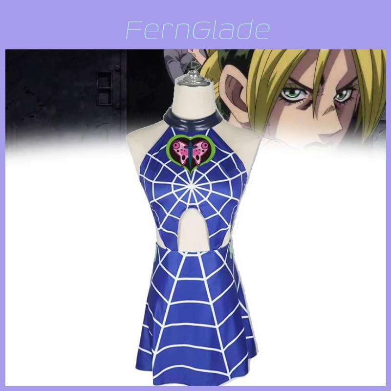 Jojos Bizarre Adventure Jolyne Cujoh Cosplay Costume With Polyester Fabric For Anime Fans