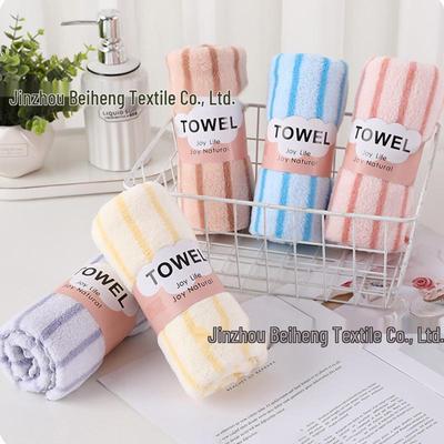 Thickened Coral Fleece Pure Cotton Face Towel - Water Absorbent, Lint-Free, Soft & Quick-Drying