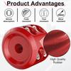 Rubber Winch Stopper For Cable Hook, Rubber Rope Line Saver For ATV UTV SUV Winches, With Allen Wrench (Red)