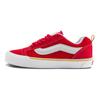 Vans Knu Skool Comfortable Versatile Low-Top Skate Shoes Unisex Sneakers Red White VN000CS0JV6