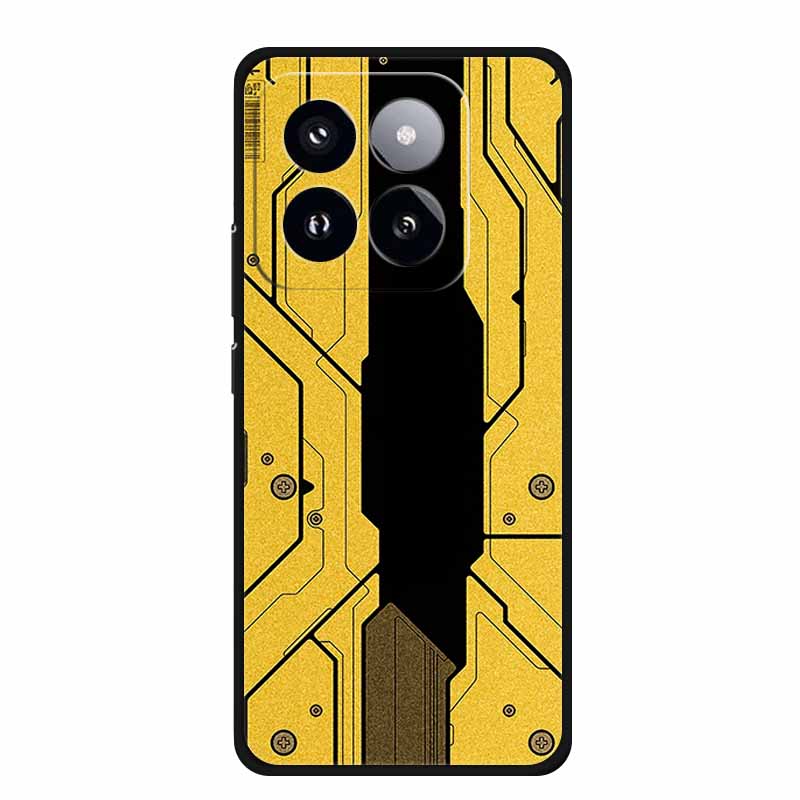 For Xiaomi 14T PRO Case Luxury Soft Silicone TPU Phone Cases Back Cover For Xiaomi14T Bumper Protective Shockproof Love fundas