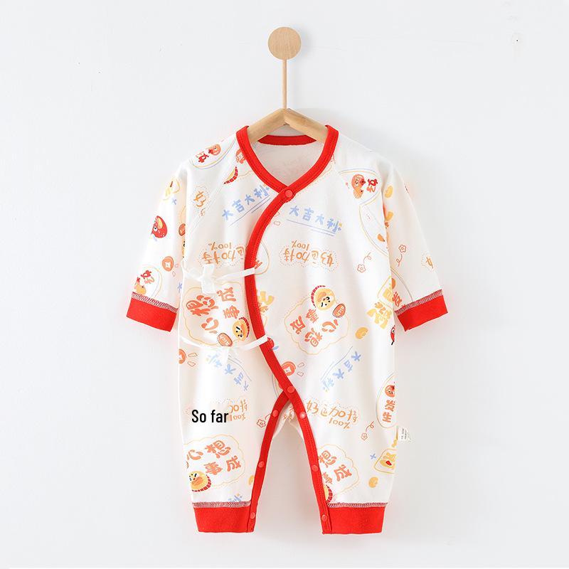 

ZH003 Детский хлопковый ромпер - Осень/Зима Бесшовный дизайн с бабочкой 52 (0-1 month)