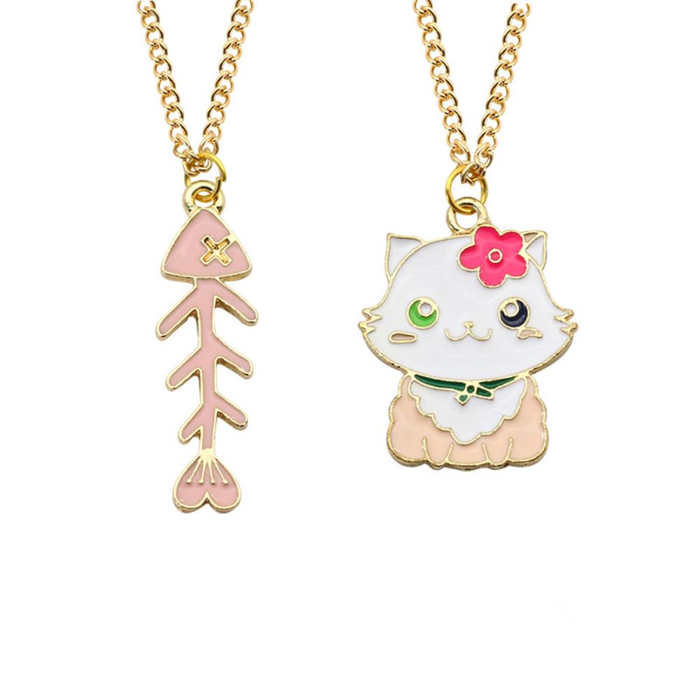 Women Alloy Pendant Necklace Cute Animal Chain Necklace