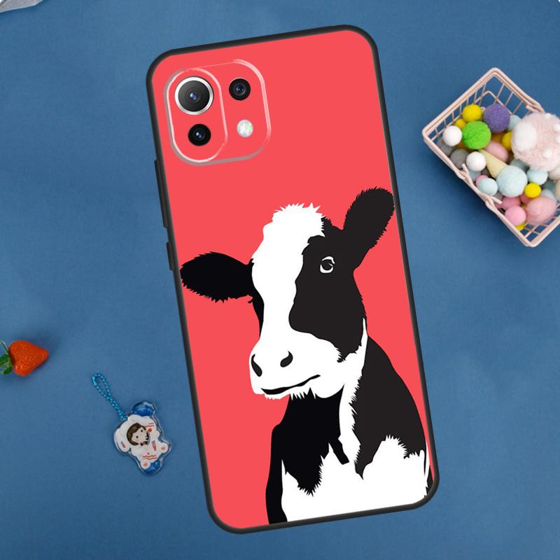 Cute Cartoon Cow Case For Xiaomi 13 14 15 Ultra 11T 12T 13T 14T Pro POCO X7 Pro X3 X5 X6 M6 F5 F6 Pro Cover