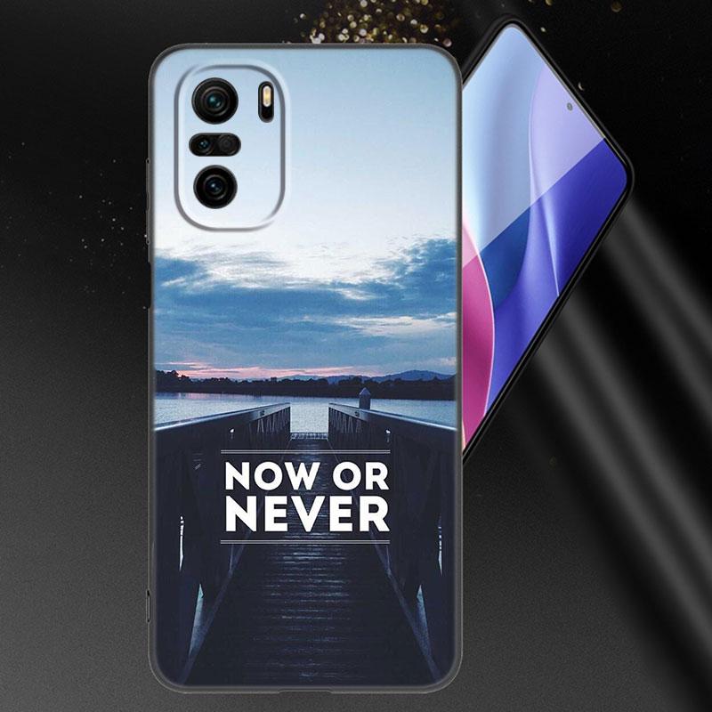 Sentence Quotes Phone Case For Xiaomi Mi 10T 11i 11T Note 10 11 Lite NE F1 POCO F3 M3 X3 GT NFC M4 X4 Pro 5G Soft Black Cover
