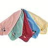 Set di 5 asciugamani quadrati Disney Ricamati Corallo Morbido Strofinaccio e Spugnetta
