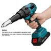 20000N Insert Automatic Riveting Tool Portable Brushless Electric Rivet Gun Cordless Rivet Nut Gun Drill