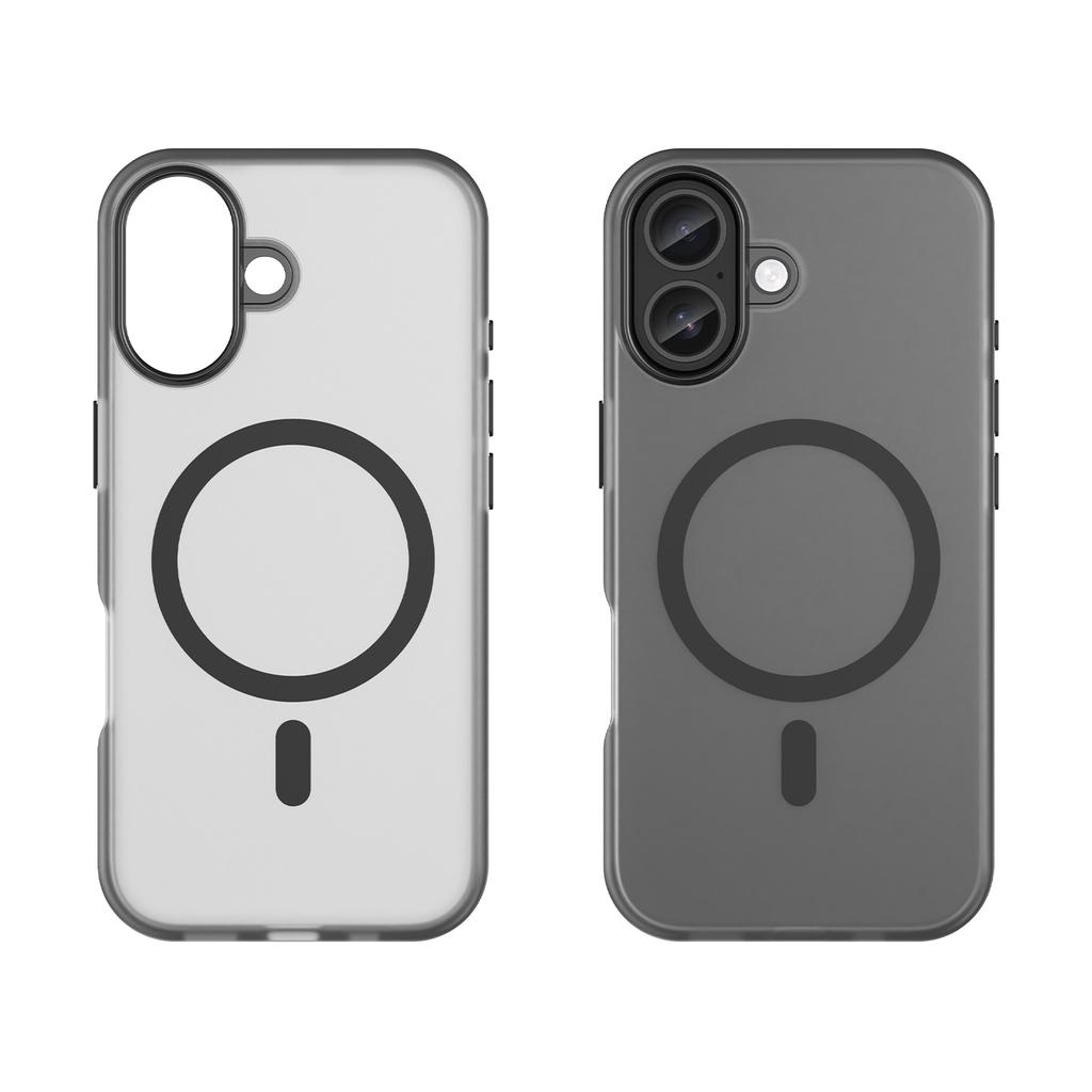 For iPhone 17 Case Compatible with MagSafe TPU+PC Slim Matte Translucent Phone Cover