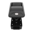 RV Door Lock with 2 Keys Zinc Alloy Flush Mount RV Door Latch Handle for Yacht Caravan Black 6.2 X 3in