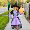 Halloween Witch Costume Accessory Set Wizard Flying Broom Witch Hat Broom Party Decor Masquerade Cosplay Costume Supplies