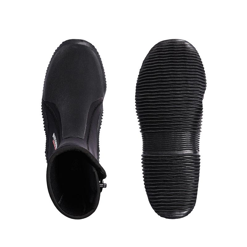 Botas de Buceo DIVE&SAIL de 5MM de Caña Alta Antideslizantes para Surf y Barranquismo