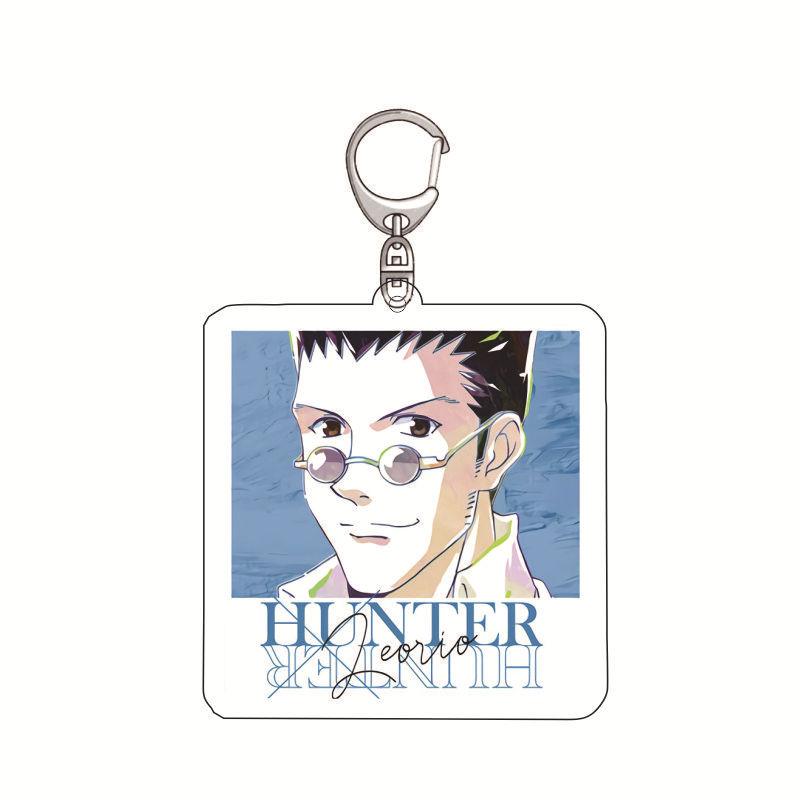 

Anime Acrylic Keychain Pendant Fullmetal Alchemist Hunter x Hunter School Creative Accessories Charm Keyring Jewelry 5.5CM