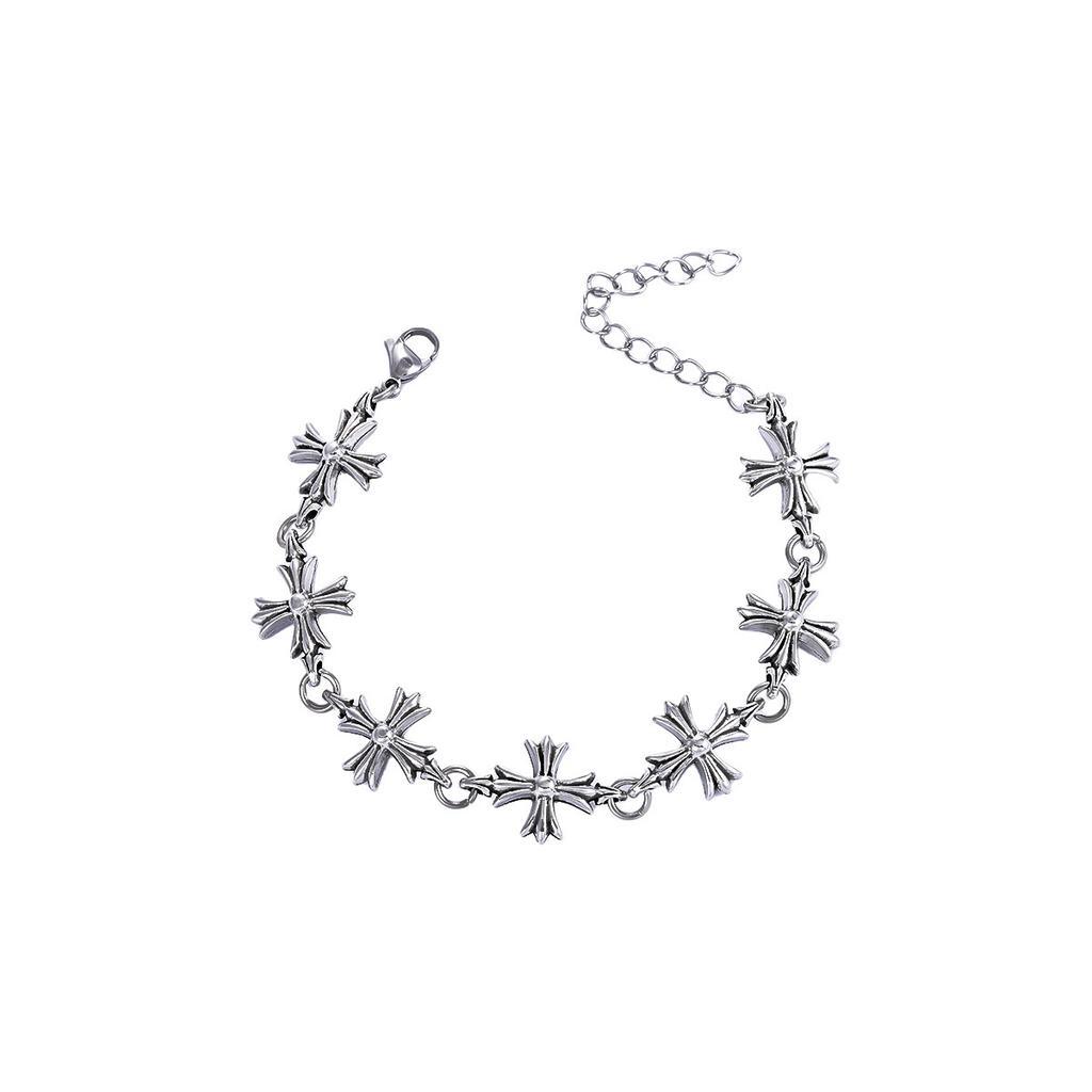 Europäische und amerikanische Kreuzhalsketten für Männer, leichte Luxus-High-End-Armbänder für Frauen, modische und einzigartige Pulloverketten, Schlüsselbein-Kette