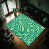 Abstract Wave Carpets Collection of 7 Bright Colors Non Slip Large Area Rugs for Living Room Washable Soft Home Decor Mats