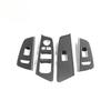 BMW 5 Series Carbon Fiber Interior Trim: Center Console, Gear Shift, Multimedia Panel, Air Vents.