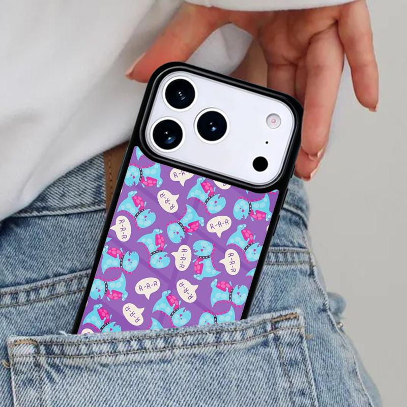 Dinosaur pattern Phone Case for iPhone 16e 15 14 13 12 17 Pro Max Plus Air 17pro Cover Coque