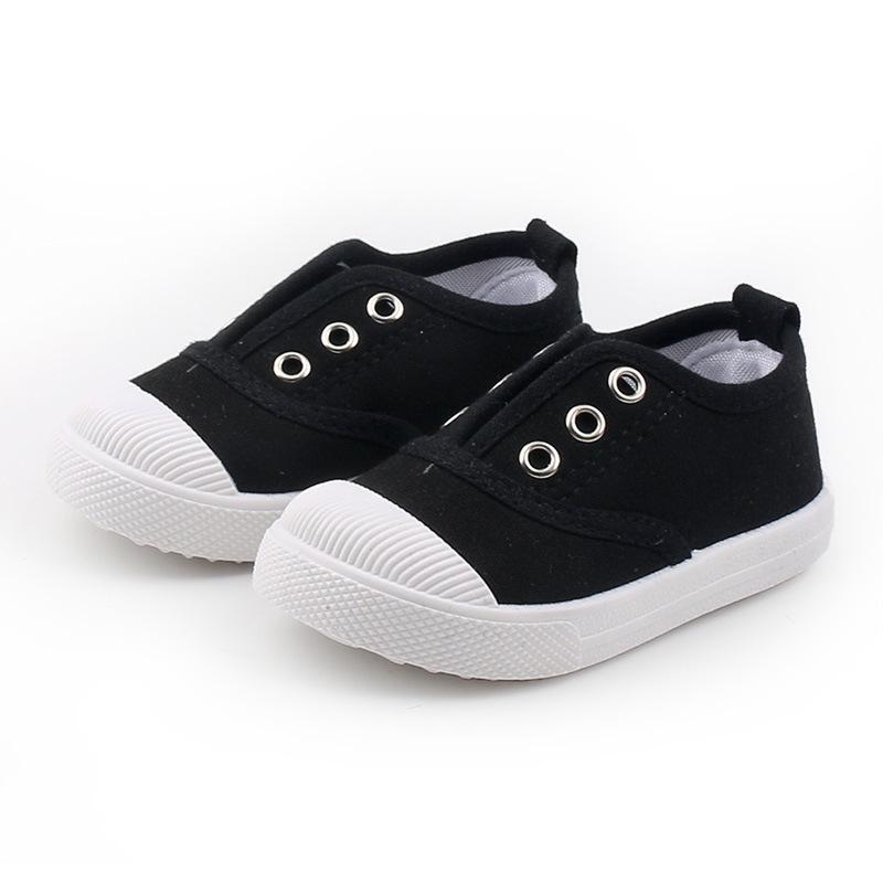 

Класичне дитяче парусинове взуття Zapatillas, весна-осінь, спортивне взуття для хлопчиків, зручне тенісне взуття, м’яка підошва, повсякденне дитяче взуття, взуття для дівчаток 23 insole14cm чорний