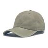Worn Cotton Mens Look Water Washed Cotton Embroidered Baseball Cap Protect Sun