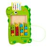 Green Dinosaur Wooden Color Walking Game Board Children Puzzle Toy For Gift