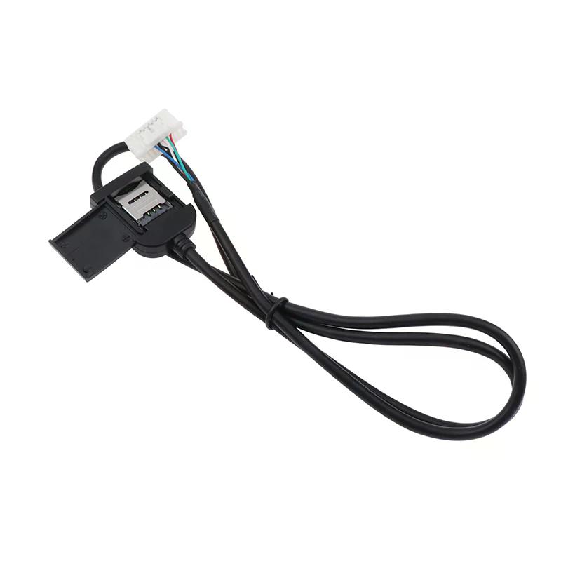 1Pc-5Pcs Sim Card Slot Adapter ForAndroid Radio Multimedia Gps 4G 20pin Cable Connector Car Accsesories Wires Replancement Part