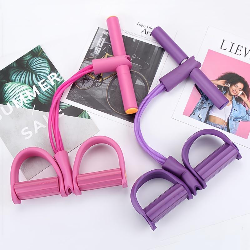 Multifunction 4 Resistanc Elastic Pull Ropes Slimming Tummy Sit-up Assistant Sport Training Elastic Band Fitness Equipment High Quality