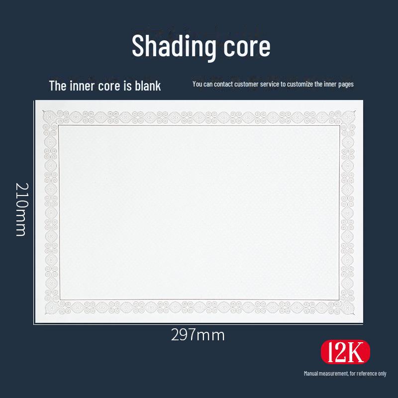 Individuelles dreifach gefaltetes Konferenzzertifikat mit Heißprägung