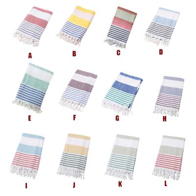 Turkish Cotton Bath Beach Spa Yoga FringedTowel