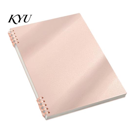 Agenda Notebook A5 Spiral Notebook, Lined /Horizontal Grid/Blank Inner Page, Flat Lay Journal for Notes Morandi Solid Color Cover Sketchbook