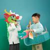 Paper Chinese Dragon Head Mask Traditional Children's Making Material Pack  Festival Supplies