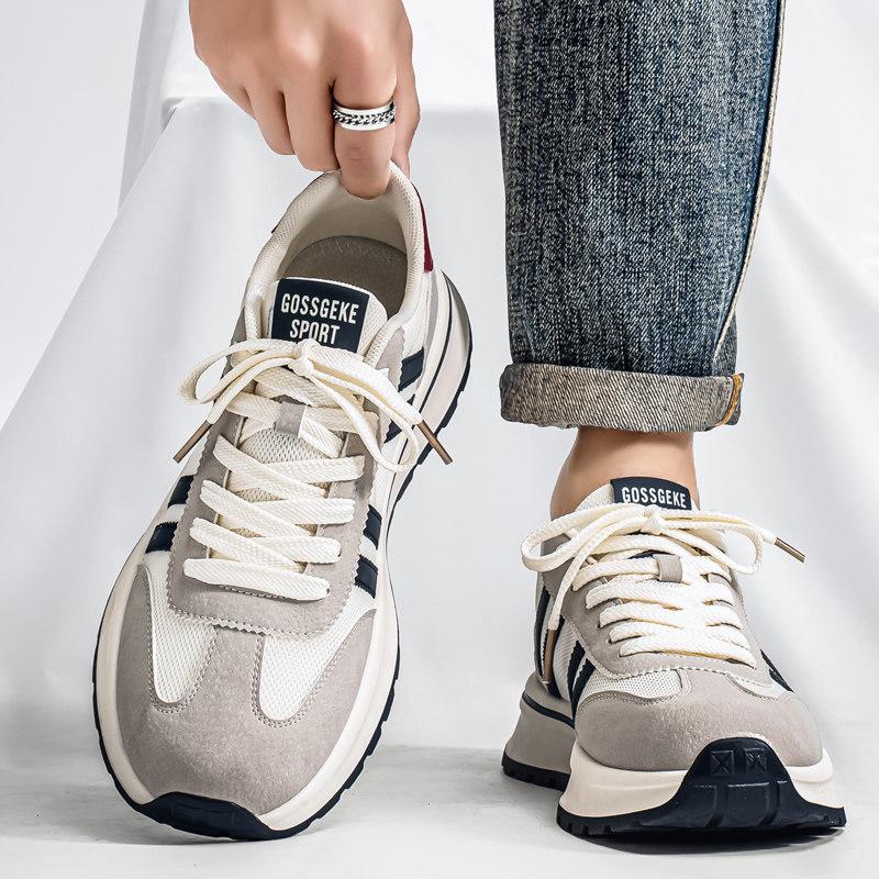 Shoes Spring casual Forrest Gump sneakers Teen running non-slip thick-soled little white dad shoes