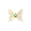 Smart Flash Diamond Butterfly Brooch High-end Female Cute Corsage Versatile Anti-light Buckle Temperament Pin Exquisite Accessories