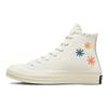 Converse Жіночі кросівки Chuck 70 High Embroided Floral - Egret Cream Natural-Ivory A04298C