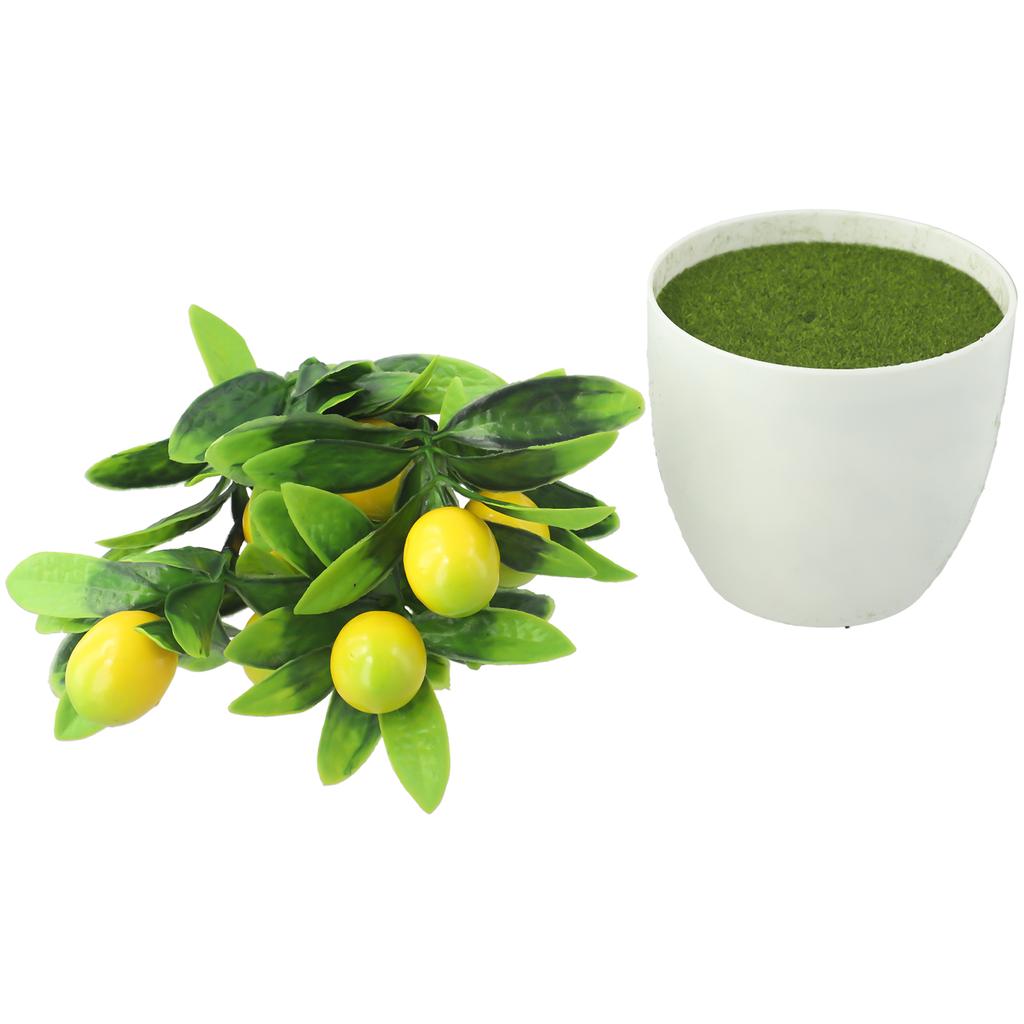 Artificial LemonTree Artificial Artificial Potted Plants for Home and Office Decor Realistic Look and Easy To Maintain
