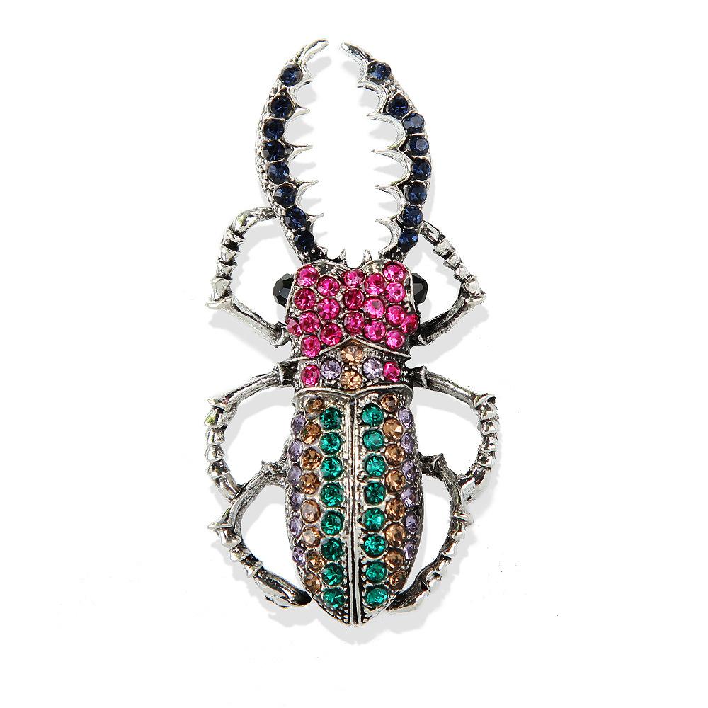 

Женские Мужские Броши Жуки Кристалл Стразы Насекомые Значки