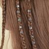 10pcs/set Decoration Alloy Hair Beads Silver Golden Braid Dreadlocks Bead Hair Accessories Women
