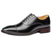 [Foxsense] Men's Business Shoes, Leather Dress Shoes, Genuine Leather, Straight Tip, Men's Shoes, Oxford Style, Lightweight, Waterproof, Premium Leath