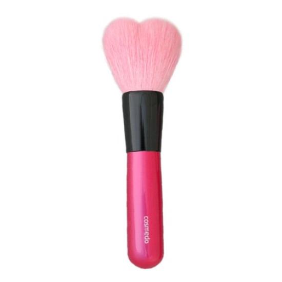

Takumi no Makeup Brush Cosmedo Kumano Brush Face Brush Heart-shaped (H-014P) рожевий